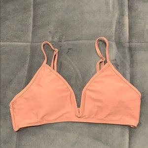 Pink bathing suit top